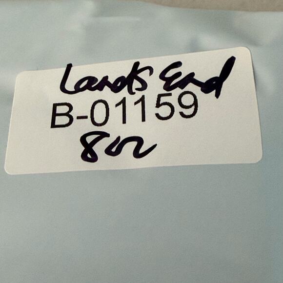 Lands End Blouse Womens 1X 16W-18W Colorful Floral 100% Linen Shoulder Buttons - Picture 7 of 7